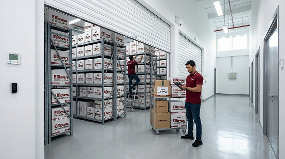 Business inventory and e-commerce storage