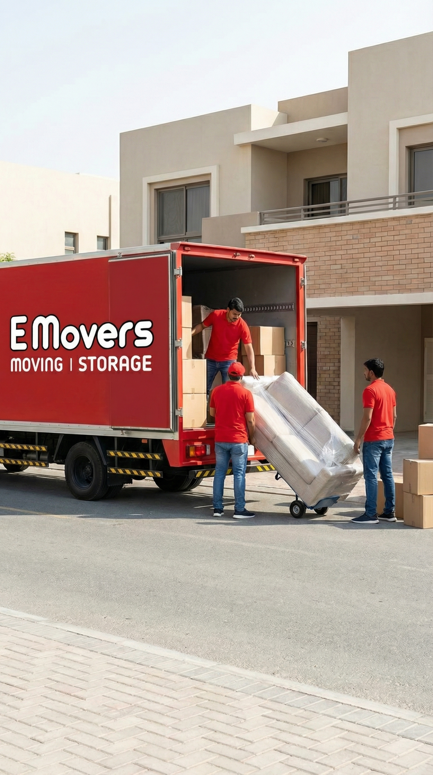 eMover Dubai moving crew