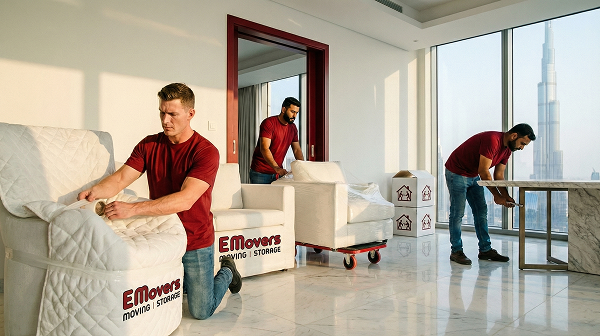 Office furniture dismantling and packing