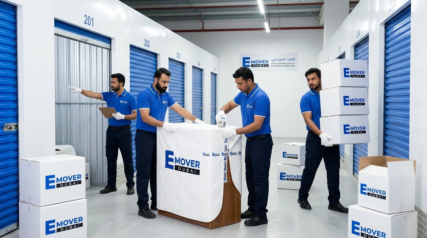 Clean climate-controlled self storage facility with inventoried household items